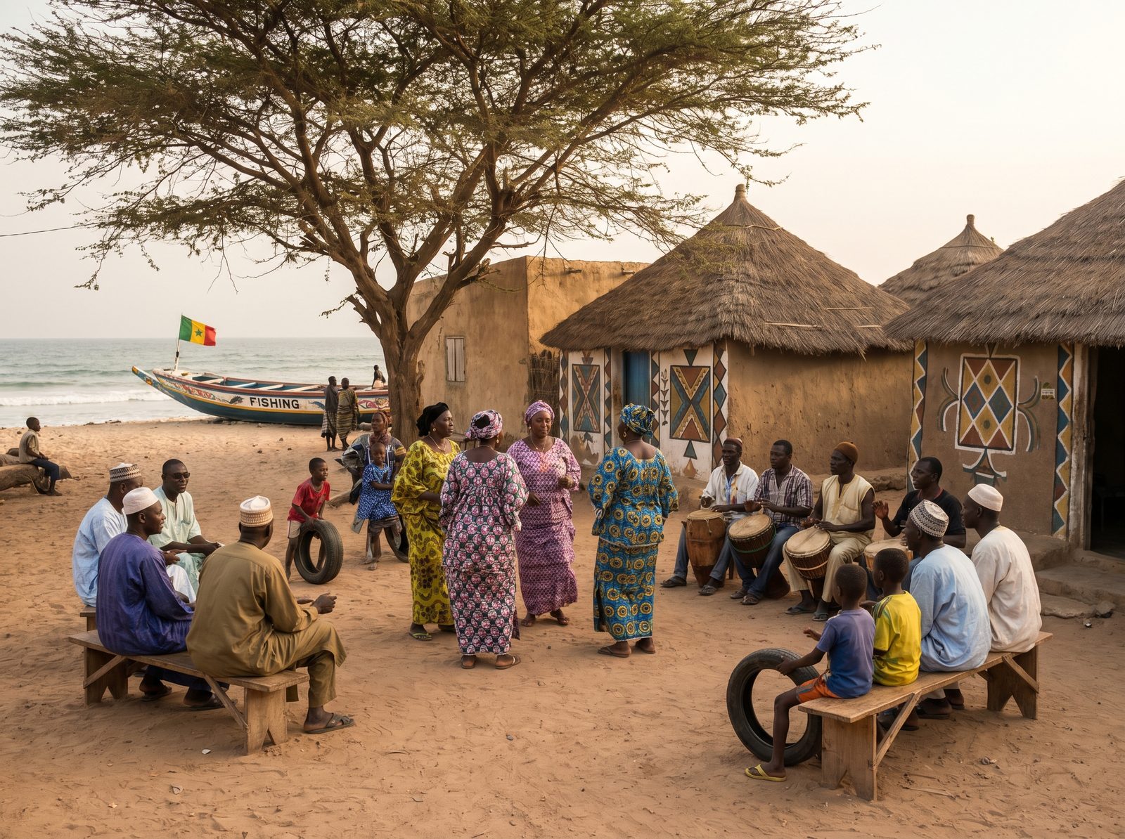 Drumming Circle · Coastal Senegal